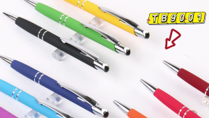 6Pcs Retractable Metal Ballpoint Pen 1.0MM Write Smoohtly Refillable Business Signing Pen with Metal Pen Clip for Office