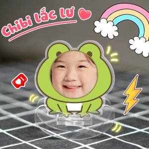 Mô hình standee lắc lư chibi đáng yêu in theo yêu cầu