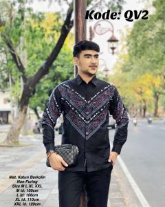 Batik pria lengan panjang