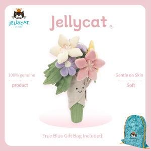 Jellycat Amuseables original Bouquet of Flowers 31cm doll Patung Buket Bunga Comel Saiz Besar Lembut