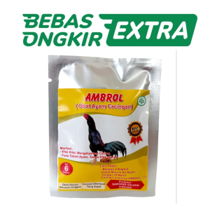 AMBROL SASET 6 KAPSUL - Obat Ayam Cacingan