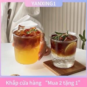 [COD] YANXING1 Cốc Cà Phê Cốc pha cà phê cuộn tròn cốc thủy tinh gia dụng đồ uống nước trái cây sữa cốc đơn giản trong suốt Chai Nước Thủy Tinh cốc cà phê