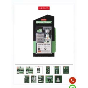 Megros 1+4 Razor Set made in Germany Shaver