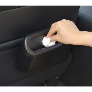 พร้อมส่ง! ถังขยะแขวนในรถ ถังขยะในรถ ถังขยะใบเล็ก กล่องเอนกประสงค์ ฝาปิดอัติโนมัติ ถังขยะ ถังขยะในรถยนต์