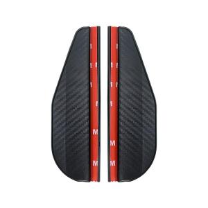 2PCS Car Rearview Mirror Rain Eyebrow Carbon Fiber Sun Visor Shade Cover Protector Clear Vision for Rain Car Mirror Accessories