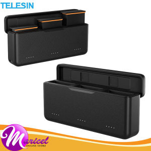 Telesin DJI Action 5 4 3 Cameras 3-Slot Storage Pocket Battery Charger w/ Card Slot Accessories S0-BCG-02-TDJ