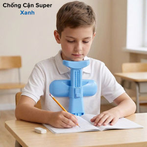 Giá Đỡ Cằm Chống Cận Thị Cải Tiến SUPER Dụng Cụ Chống Gù Hỗ Trợ Ngồi Thẳng Lưng Cho Trẻ Em Từ 4-15 Tuổi Luyện Chữ Chính Hãng Amalife
