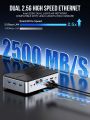 GMKtec Nucbox G9 MINI PC Intel N150 MINI NAS Windows 11 Pro LPDDR5 M.2 2280 SSD WIFI6 BT5.2 Dual Triple Screen Gaming Computer. 