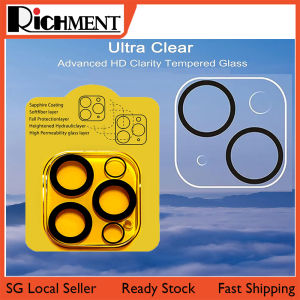 【🔥SG SELLER🔥】RICHMENTGADGET Camera Lens Protector Cover for iPhone 17 pro max iPhone17 air 16 PRO MAX 17pro 16PRO IpHONE15 iPhone14 iPhone13 iPhone12 iPhone11 iPhone 15 Pro Max 14 Plus 13 Mini 12 11 15Plus Tempered Glass Protection Phone Accessories