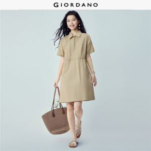 Giordano Women Women Dress - 100% Cotton Free Shipping 05466338