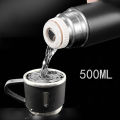 Termos Vacuum Flask Set 500ml Botol Minum Stainless Cangkir Set bisa Panas dan Dingin. 