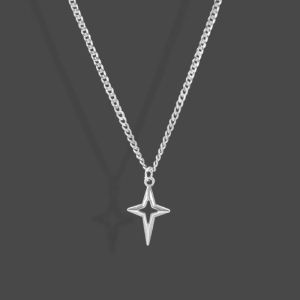 Kalung Titanium Star boy Kalung Liontin Bintang Stainless Steel Anti Karat