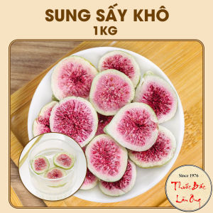 Sung Mỹ sấy giòn 1kg sung giòn sấy thăng hoa nguyên liệu làm kẹo nougat pha trà làm bánh