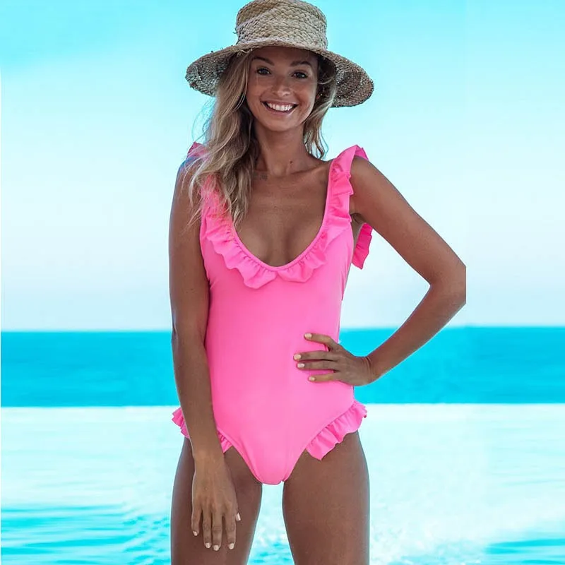 Summer skirt]2023 Summer Bathing One Piece Swimwear Women Maio Biquini  Swimsuit Monokini Trikini Mujer Badpak Maillot Femme Bikini Stroje