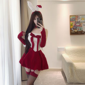 U Gonna S Christmas Sleepwear for Women Dress Red Sleeveless Push Up Lingerie Nightwear Fashion 2025 New Design Elastic Party Christmas Gift