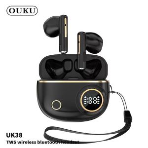 OUKU BT-UK38 หูฟังบลูทูธไร้สาย TWS ราคาถูก เสียงดี หูฟังไร้สาย ตลับชาร์จในตัวเชื่อมต่อง่าย