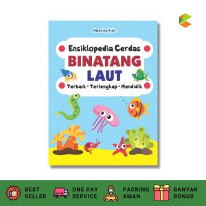 CKLIK MEDIA : BUKU ANAK - ENSIKLOPEDIA CERDAS BINATANG LAUT - BUKU PENGETAHAUN