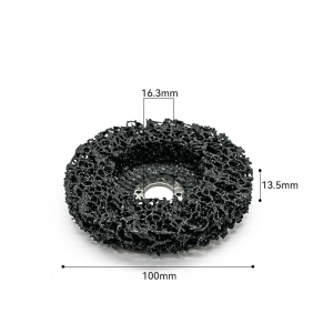 ลูกขัดสาหร่าย ลูกขัดสนิม ขนาด 4 นิ้ว   (แบบมีฝาหลัง) ลูกขัดลอกสี/สนิม ลูกขัดขัดลอกสี สนิม