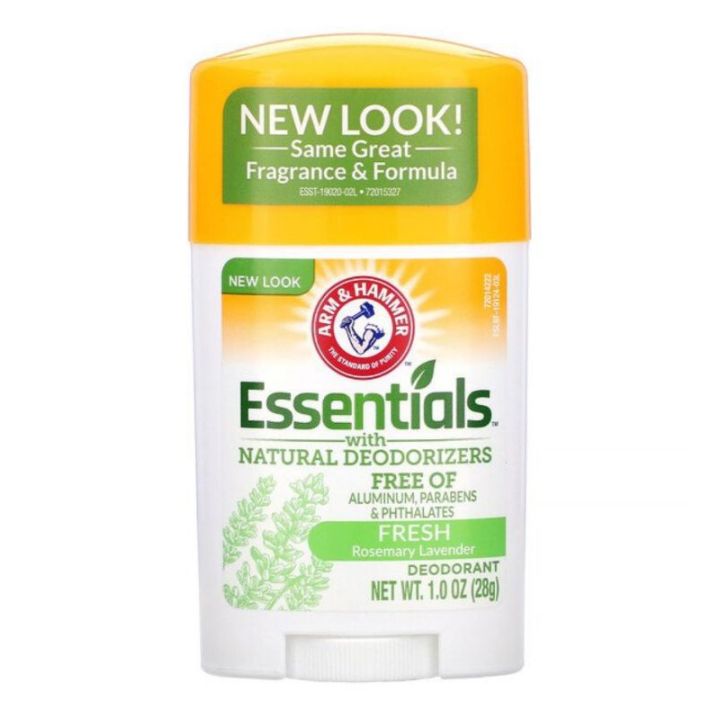 Arm & Hammer Essentials with Natural Deodorizers, Deodorant 71g Lazada PH