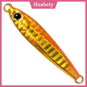 Heabety 1 cái mô hình mới Laser 10g 20g 30g 40g 60g thu hút câu cá kim loại Jig thu hút Câu Cá Biển kim loại Jig thu hút mồi dài đúc kim loại Jig