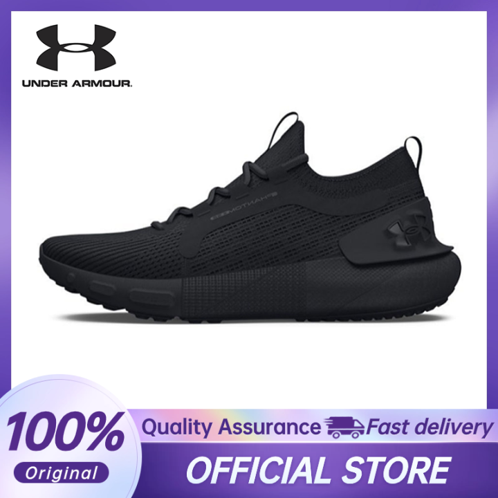 【100% Legit】Under Armour UA HOVR Phantom SE Men's Sports Running Shoes  -Black 3026584-001 Lazada PH - Main Image