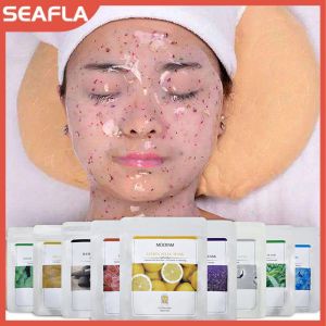 SeaFlaker | MOOYAM 100g Hydrating Brightening 24K Gold Soft Mask Powder Rose Petal Crystal Jelly Mask Powder Antiage Skin Care Dropshipping | Ready Stock