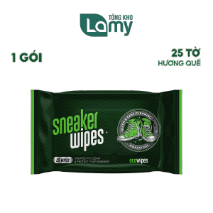Khăn lau giày thể thao siêu sạch Sneaker Wipes tạo bọt làm sạch bề mặt nhanh chóng