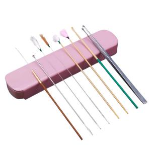 8PCS Ear Pick Set Ear Wax Remover Decompression Ear Massager Ear-Pick Tools Ear Care Kit