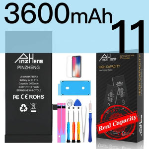Pinzheng Real High Capacity Battery For phone SE 6 6S 7 8 Plus X Xr Xs Max 11 11Pro Max 12 12Pro Max 13 13Pro Max 14 Plus Pro max 15 Plus Pro max 12 Mini 13 Mini Replacement Batteries Warranty One Year Bateria