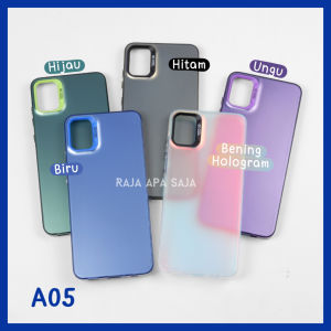 Hard Case For S4MSUNG A05 A05S Hologram Mika Casing Hybrid Silicon Cover Macaron Terbaru 2024