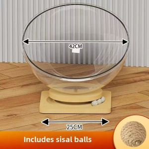 Space Capsule Scratching Pole One Cat Nest Small Cat Climbing Frame Cat Scratch Board Large Size