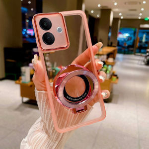 Case For Vivo V60 Lite 5G 4G V60Lite 2025 Phone Casing Back Cover Soft TPU Flexible Plating Transparent Clear Shockproof Camera Lens Protect Ring Holder