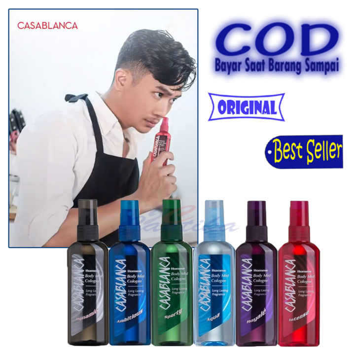 Casablanca Homme For Men Body Mist Parfum 50ml Dan 100ml Parfum