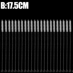10PCS Nylon Cleaning Brush Set Bottle Tube Pipe Drink Straw Washing Cleaner Bristle Long Handle Baby Cup Cleaning Brushes