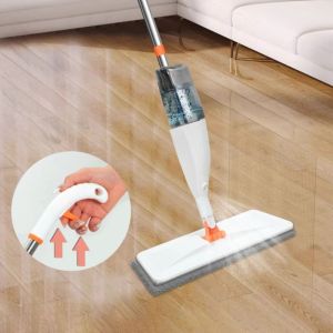 FLYING Microfiber Mop Floor Spray Mop Wet Dry Use Spray Function Flat Mop Rotating Base Floor Mop Home Floor Cleaning