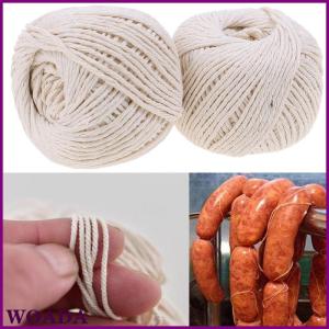WOADA 1Roll 229 feet Butchers Cotton Twine Meat Trussing Turkey Barbecue Strings Rope