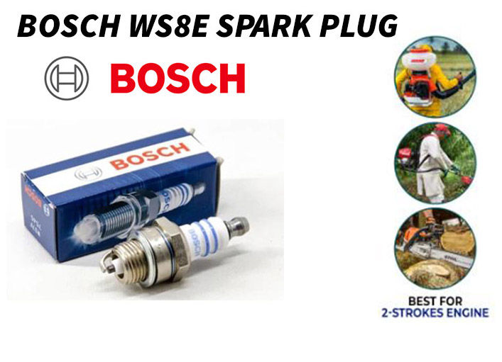 Bosch WS8E Spark Plug 100 Original Mesin Rumput Chainsaw Lazada