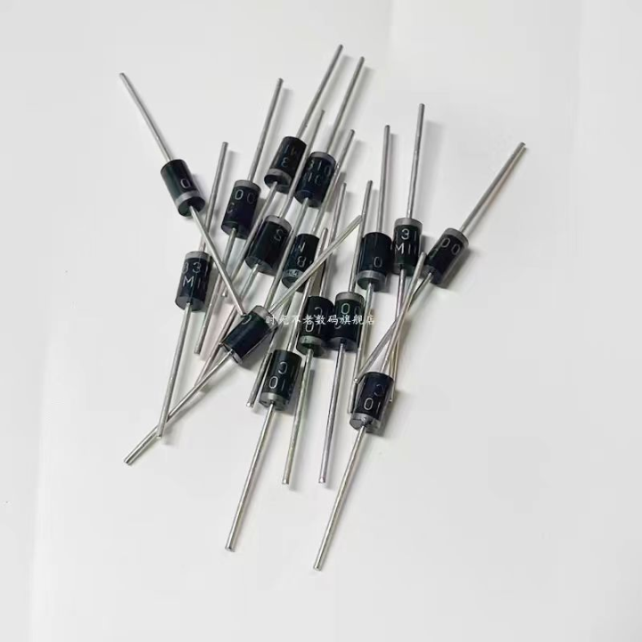 RL204 Gleichrichterdiode – 400V, 2A, DO15, 10 Stück, DC Components, Durchsteckmontage