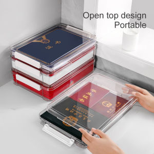 O-KAY Tempat Penyimpanan Dokumen Transparan: Kotak Penyimpanan Berkualitas Tinggi