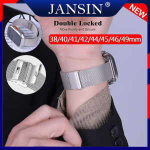 milanese Loop Strap For Apple watch 10 Band Ultra 2/1 49mm 46mm 45mm 41mm 44mm 40mm 42mm 38mm Stainless Steel Strap metal bracelet iWatch series Ultra 10 9 8 7 6 SE 5 4 3 2 1