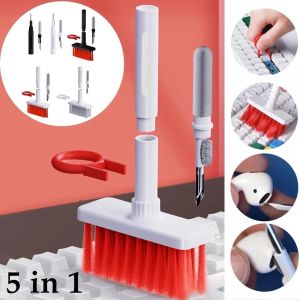 5 in 1 แปรงทำความสะอาดคีย์บอร์ด แปรงทำความสะอาดคีย์บอร์ดมัลติฟังก์ชั่น แบบกลไก พร้อมส่งในไทย #A-0026