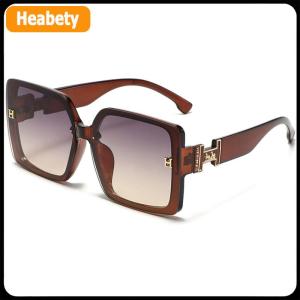 【2-3 days delivery】 Anti-ultraviolet Square Womens Sunglasses Fashion Large Frame Driving Glasses UV400 Eyewears