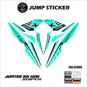 Stiker striping mx king 150 grafis variasi 070