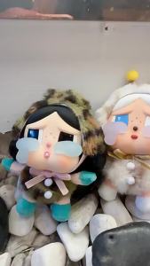 New Crying Baby crybaby Blind Tears Pendant Leopard Cat Vinyl Face Plush Doll Pendant