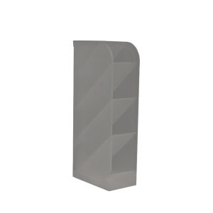 G-Wind   กล่องใส่ปากกา เก็บของ 4ช่อง กล่องจัดเก็บเครื่องเขียน กล่องเก็บแปรงแต่งหน้า ใส่ของอเนกประสงค์   H8812