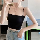 Áo 2 Dây Sợi Bún Croptop Thun cotton Dày Tạo Dáng Body Gợi Cảm Adam_fashion