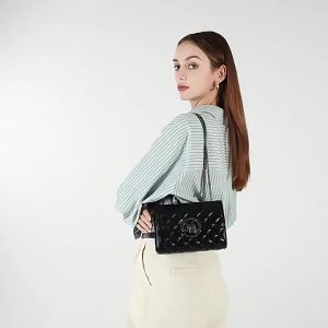 Thời trang hợp xu hướng ins Túi xách nữ thời trang họa tiết kim cương túi đeo chéo dây xích phong cách Hàn Quốc đa năng túi đeo vai nữ hàng ngày.