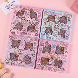 STICKER LABUBU Isi 100 Pcs / Box Sticker Karakter Waterproof Anti Air Stiker kartun Dekorasi
