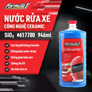 Dung Dịch Rửa Xe Ceramic SiO2 FORMULA 1 617700 946ml 2 Trong 1 Rửa & Phủ Bóng Chống Tia UV