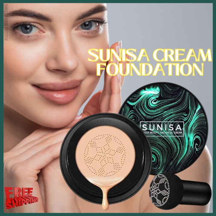 Hot Deals Sunisa Bb Cushion Foundation Moisturizing Cream Concealer 